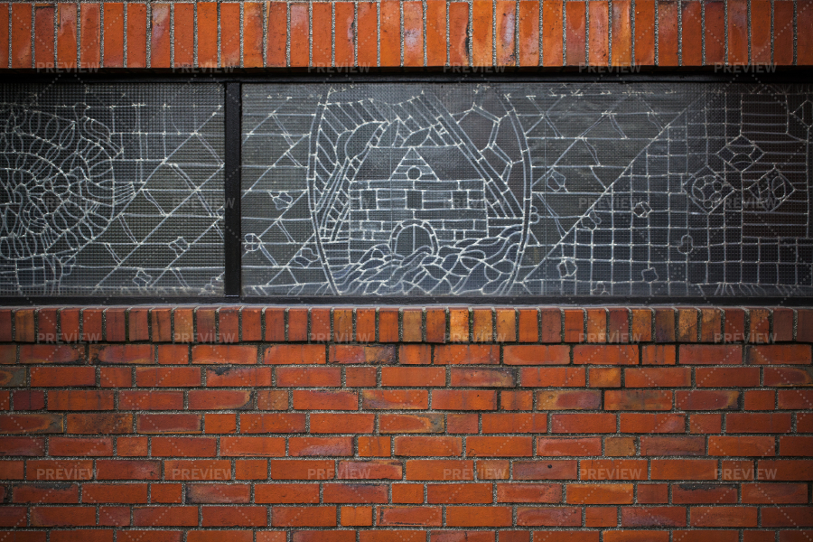 Brick Wall With Window - Stock Photos | Motion Array