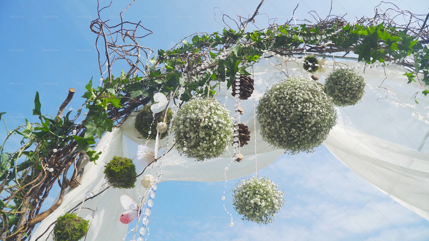 Wedding Arch Close-Up: Stock Photos