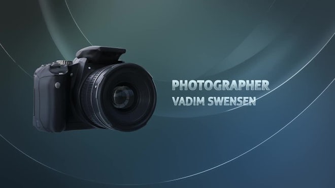 Photographer Logo Freebies template preview