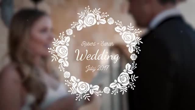 Wedding Titles Mini Pack: After Effects Templates