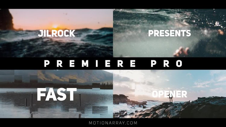 Clean Rhythmic Opener: Premiere Pro Templates