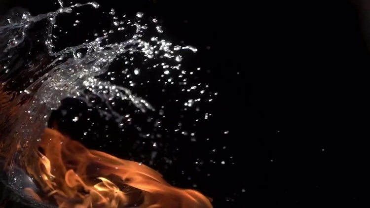 Fire and Water: Stock Video
