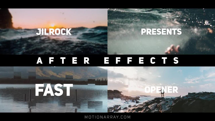 Clean Rhythmic Opener: After Effects Templates