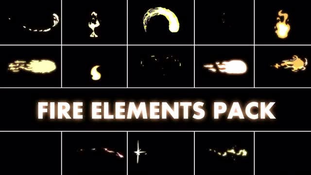 Fire Elements Pack: Stock Motion Graphics