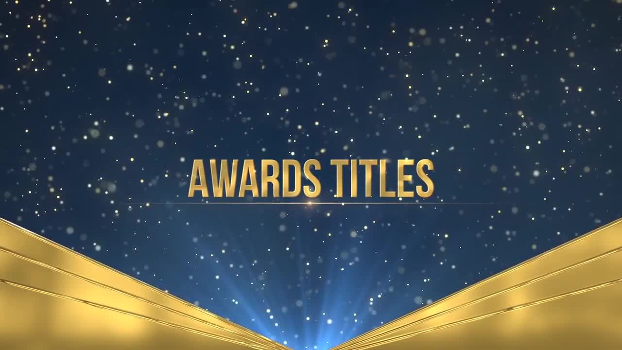 Awards Titles Premiere Pro Templates Motion Array