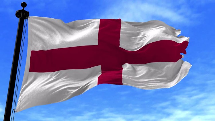 England Flag Animation - Stock Motion Graphics | Motion Array