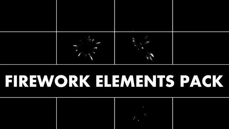 Firework Elements Pack: Stock Motion Graphics
