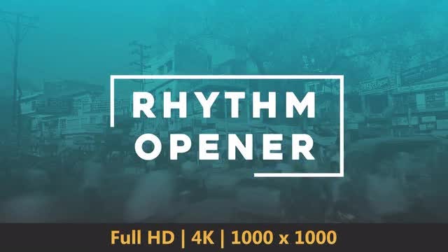 Rhythm Opener: After Effects Templates