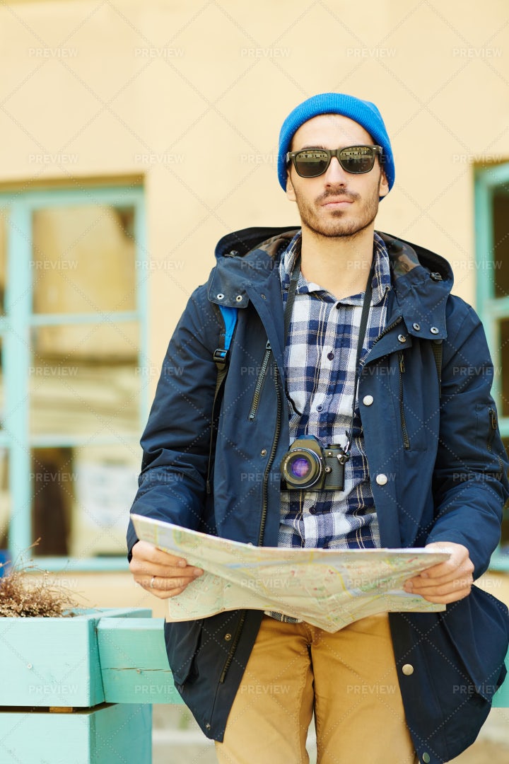 Contemporary Solo Traveler: Stock Photos