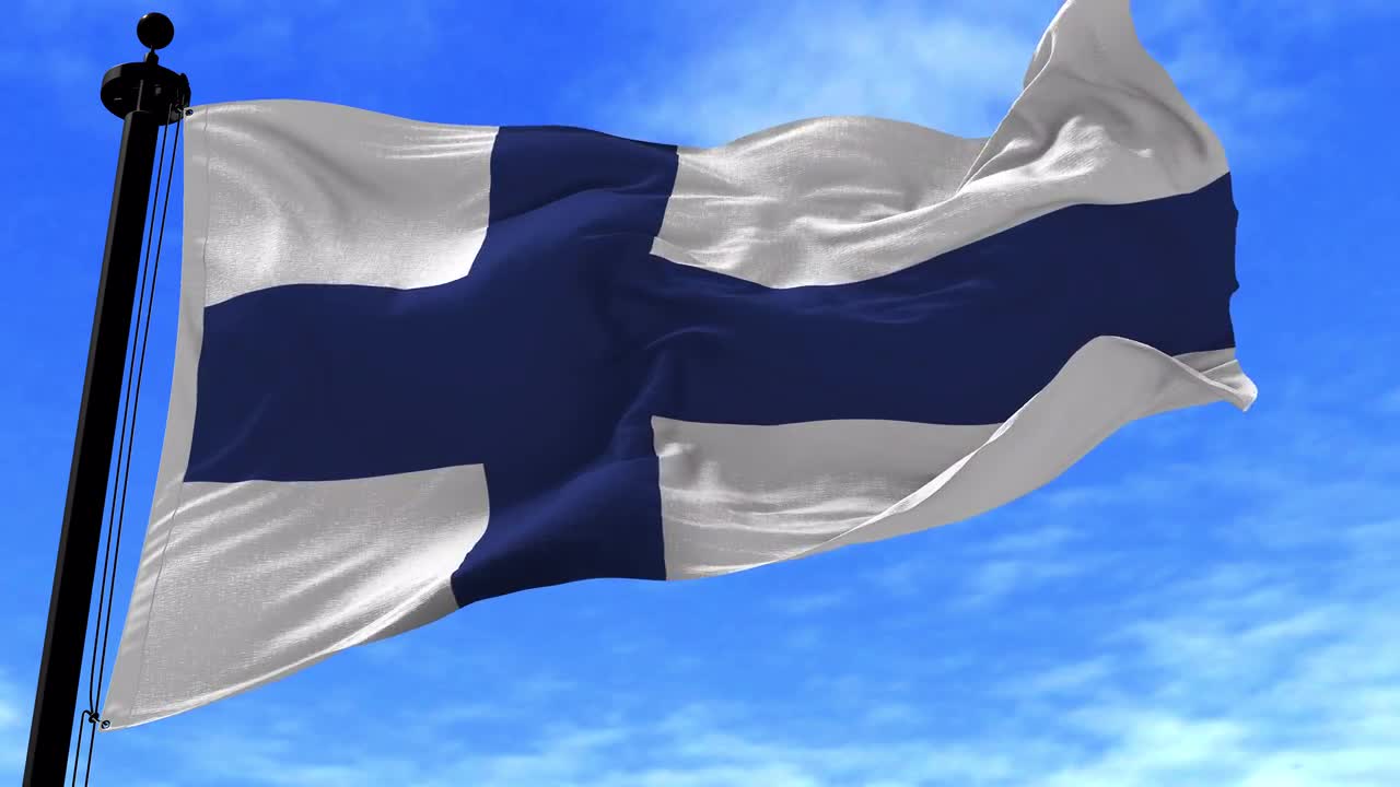 Finland Flag Animation - Stock Motion Graphics | Motion Array