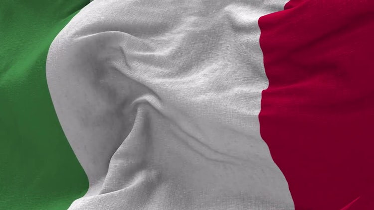 Italian Flag Animation: Stock Motion Graphics