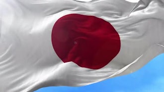 Japan Flag Animation: Motion Graphics