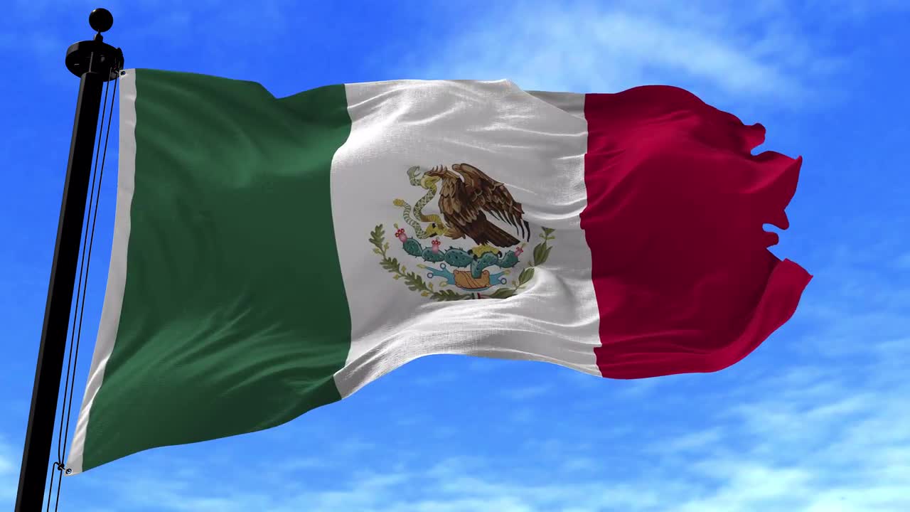 Mexico Flag Animation - Stock Motion Graphics | Motion Array