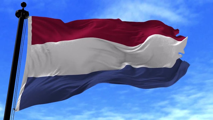Netherlands Flag Animation: Stock Motion Graphics