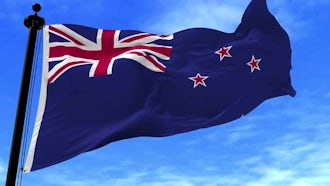New Zealand Flag Animation: Motion Graphics