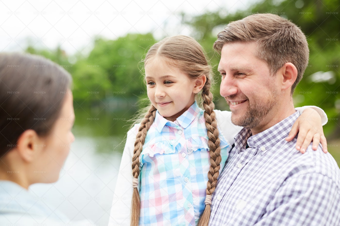 Affectionate Family: Stock Photos