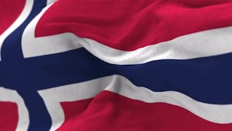 Norway Flag Animation: Motion Graphics
