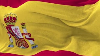 Spain Flag Animation: Motion Graphics