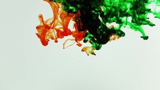 Abstract Ink Paint Art Blend: Stock Video