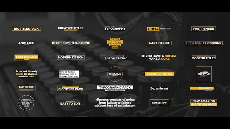 30 Creative Titles - Premiere Pro Templates | Motion Array
