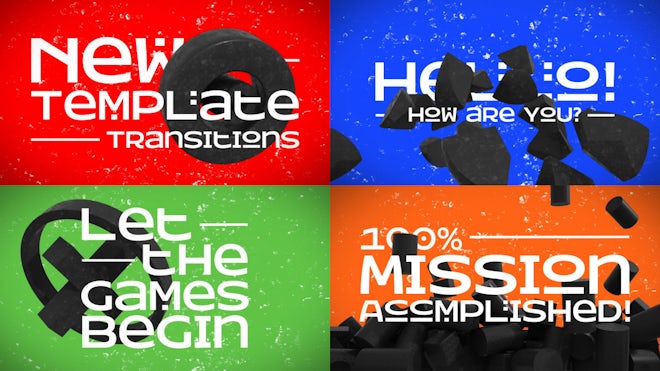 Monogram Transition Motion Graphics Templates Transitions | Motion Array