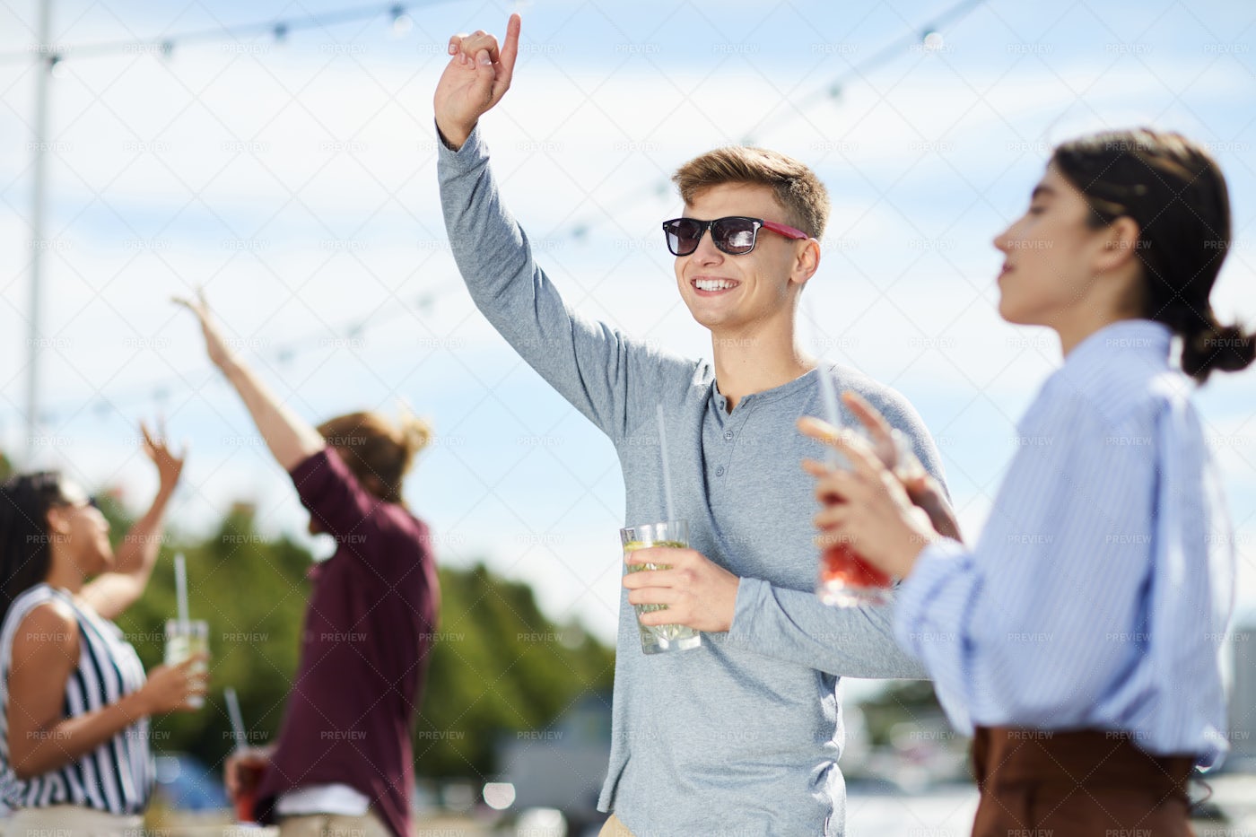 Guy Dancing: Stock Photos