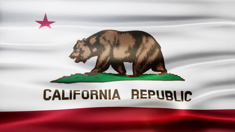 California Flag: Stock Motion Graphics