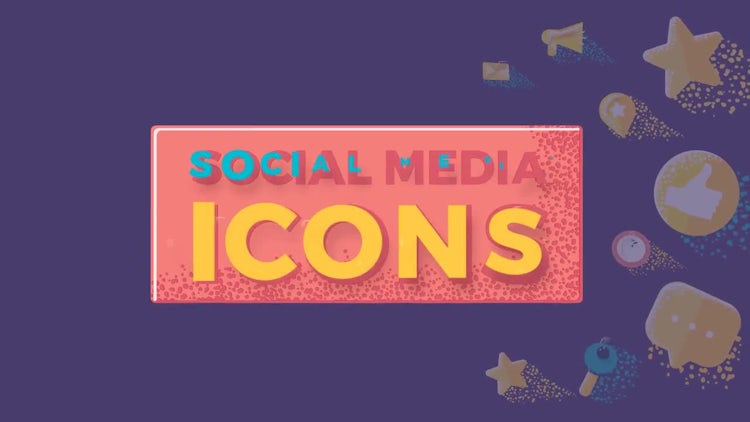 Social Media Icons: After Effects Templates