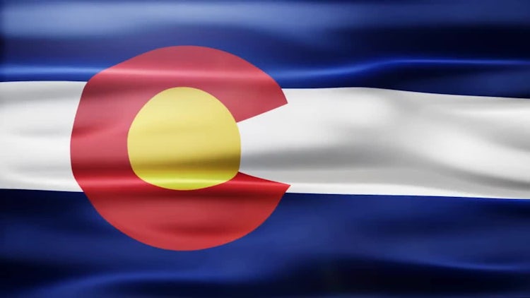 Colorado Flag: Stock Motion Graphics