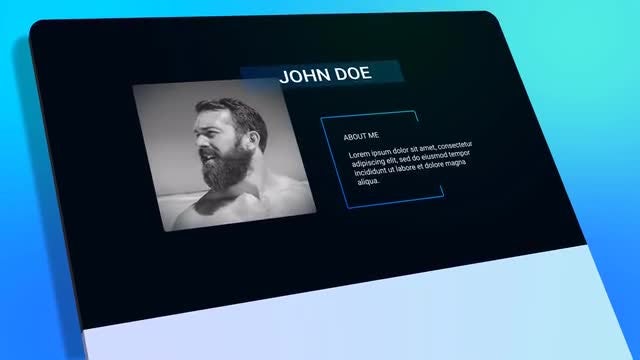 Resume Personal Presentation: After Effects Templates