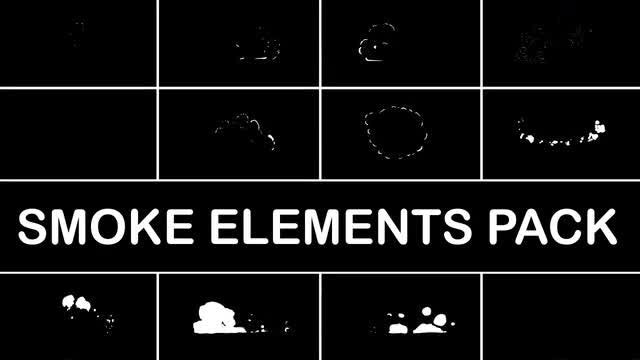 Hand Drawn Smoke Elements: Stock Motion Graphics
