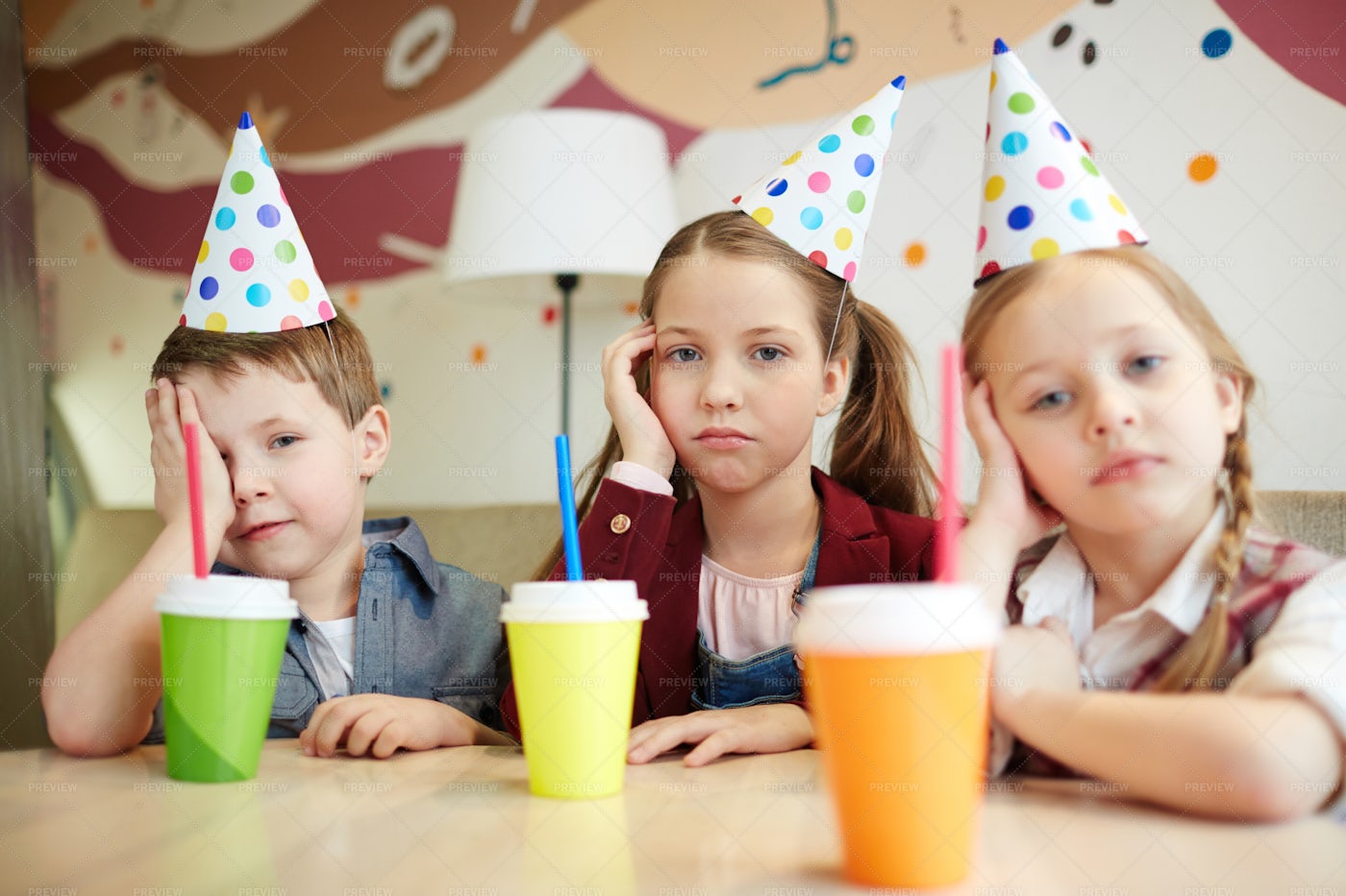 Bored Kids: Stock Photos