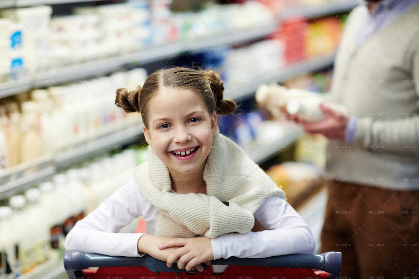 Happy Little Buyer: Stock Photos