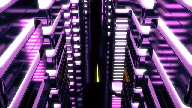Neon City: Stock Motion Graphics