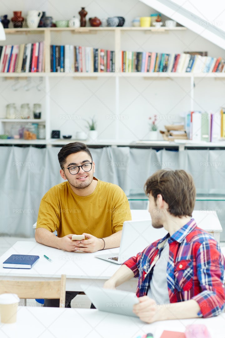 Conversation Of Designers: Stock Photos