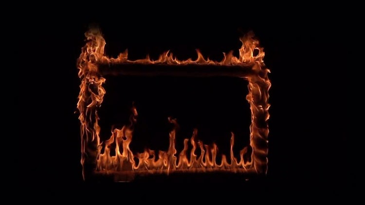 Frame On Fire: Stock Video