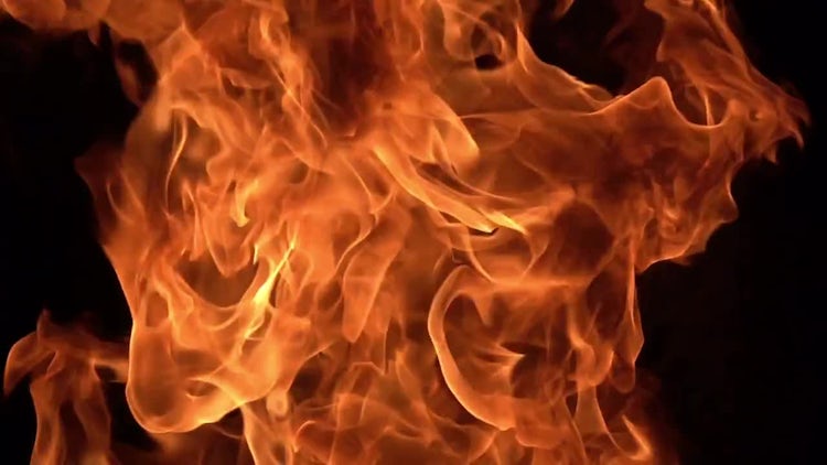 Slow Motion Fire: Stock Video