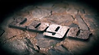 3D Metallic Stone Logo Reveal: After Effects Templates
