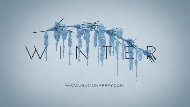 Winter Abstract Opener: After Effects Templates