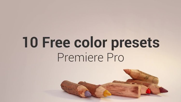 10 Free Color Presets - Premiere Pro Presets | Motion Array