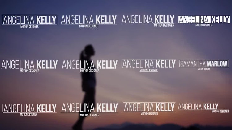 12 Minimal Lower Thirds: After Effects Templates