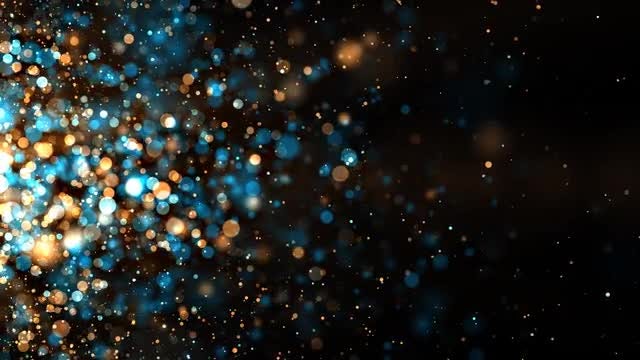 Brilliant Particles Loop Background: Stock Motion Graphics