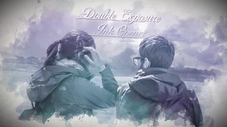 Ink Slideshow Double Exposure: After Effects Templates