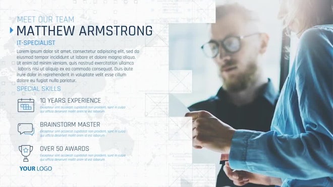 Business Corporate Slides Freebies template preview