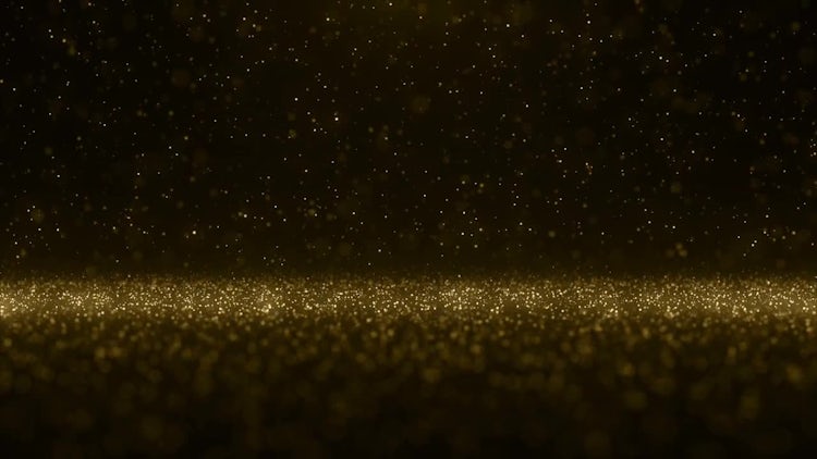 Falling Gold Particles - Stock Motion Graphics | Motion Array