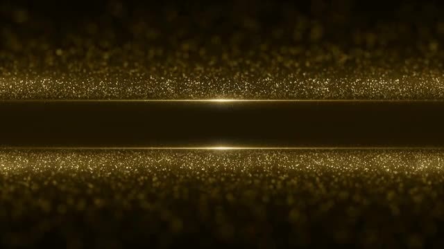 Gold Particles Background: Stock Motion Graphics