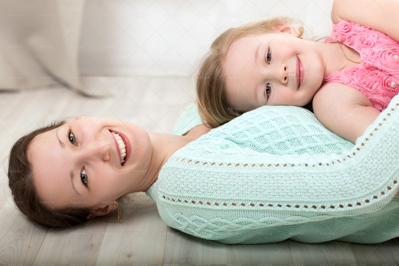 Mom And Daughter Love: Stock Photos