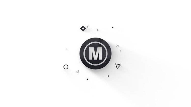 Minimal Particles Logo: After Effects Templates