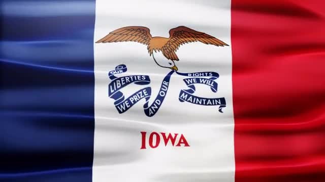 Iowa Flag: Stock Motion Graphics