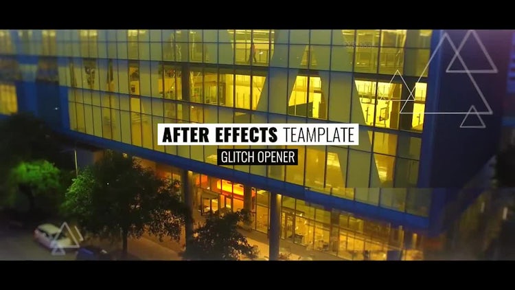 Glitch Opener: After Effects Templates